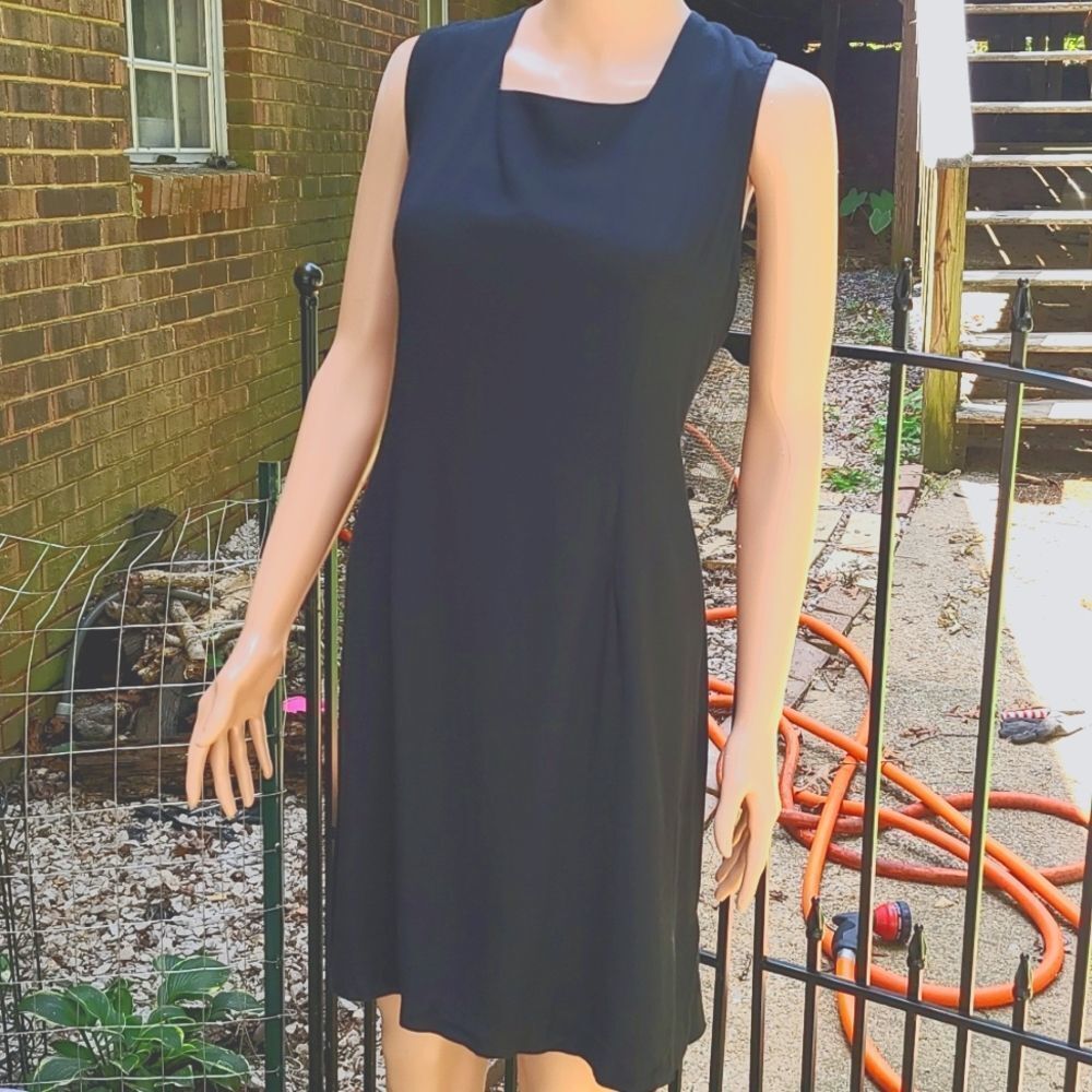 Studio C Square Neck Sleeveless Dress